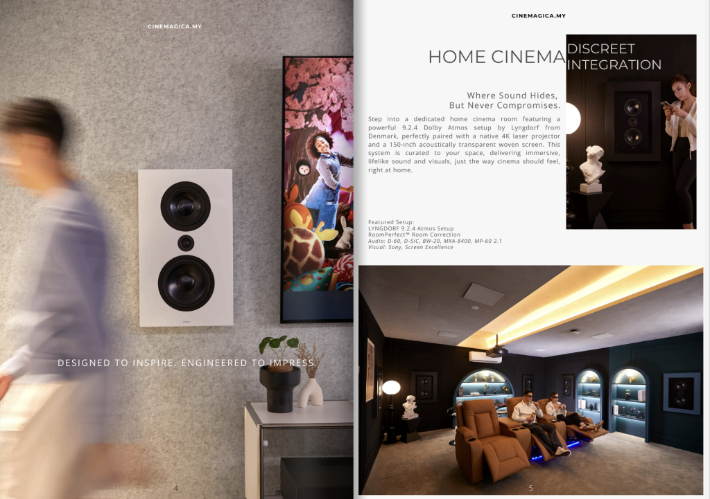 CINEMAGICA by GOLDENDUCK MALAYSIA Showroom